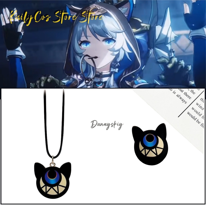 Anime Pendant Necklace - Cipher Cifera Cosplay Necklace Alloy Rope