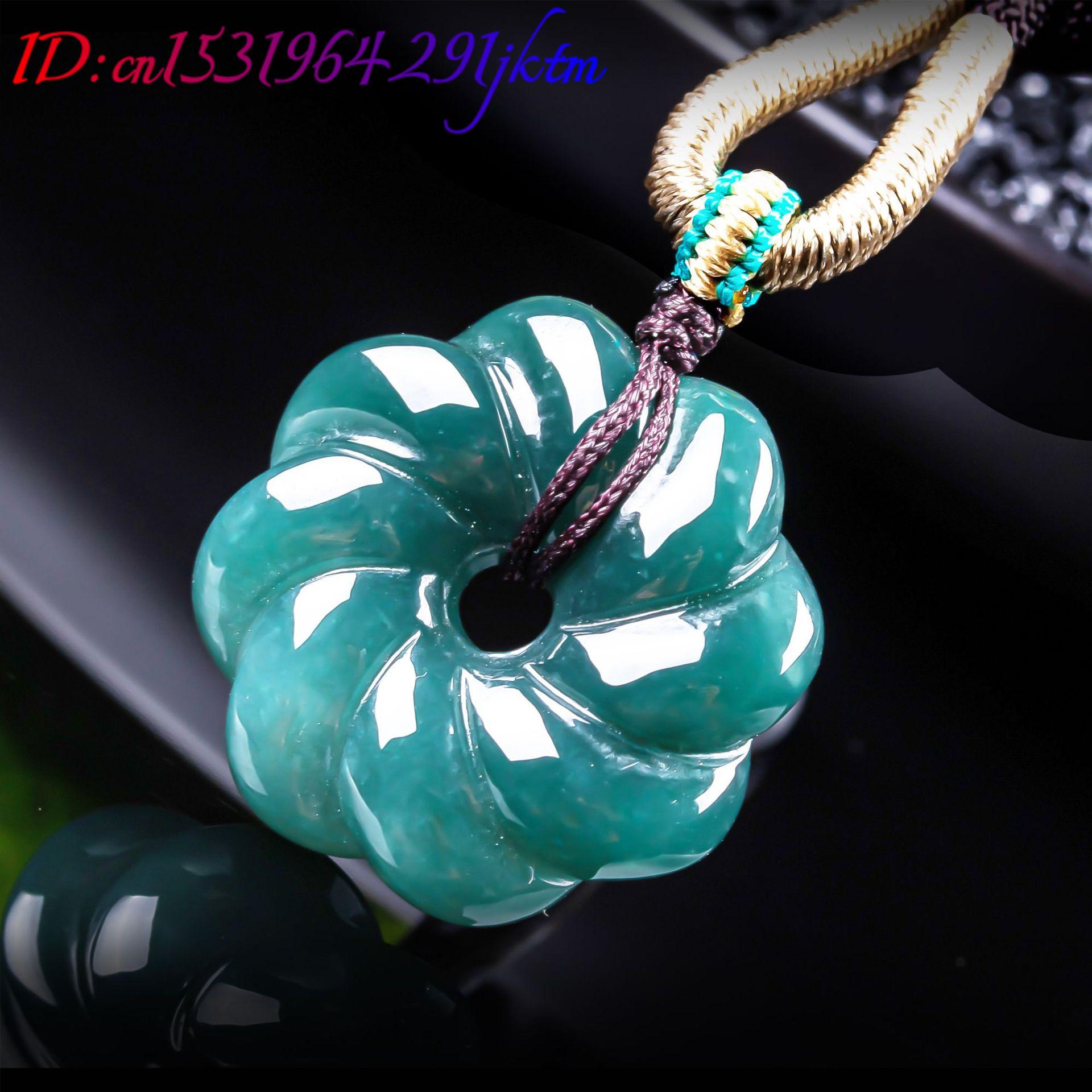 Natural Burmese Jadeite Flower - đánh giá và giá Necklaces
