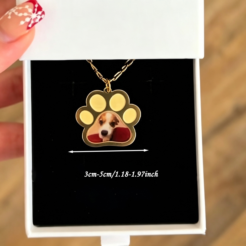 Personalized Pet Paw Colors Pr - đánh giá và giá Custom Name Necklace Stainless Steel
