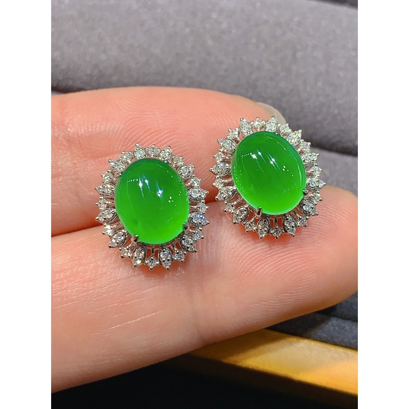 Ice-type positive yang green j - đánh giá và giá Earrings