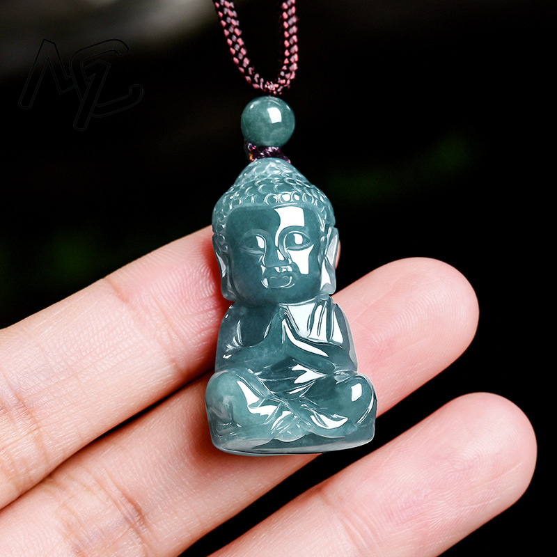 Natural Real Emerald Jade Blue - đánh giá và giá Necklaces