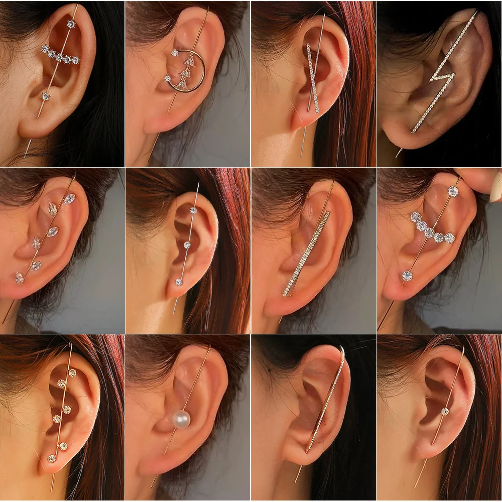 New temperament puncture zirco - đánh giá và giá Earrings
