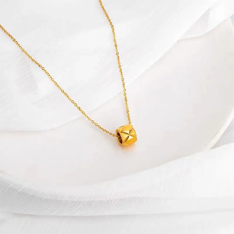 Luxury Golden Rhombus Cross Ci - đánh giá và giá Cross Pendant Necklace Gold