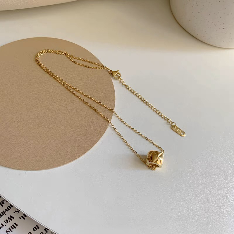 Luxury Golden Rhombus Cross Ci - đánh giá và giá Cross Pendant Necklace Gold