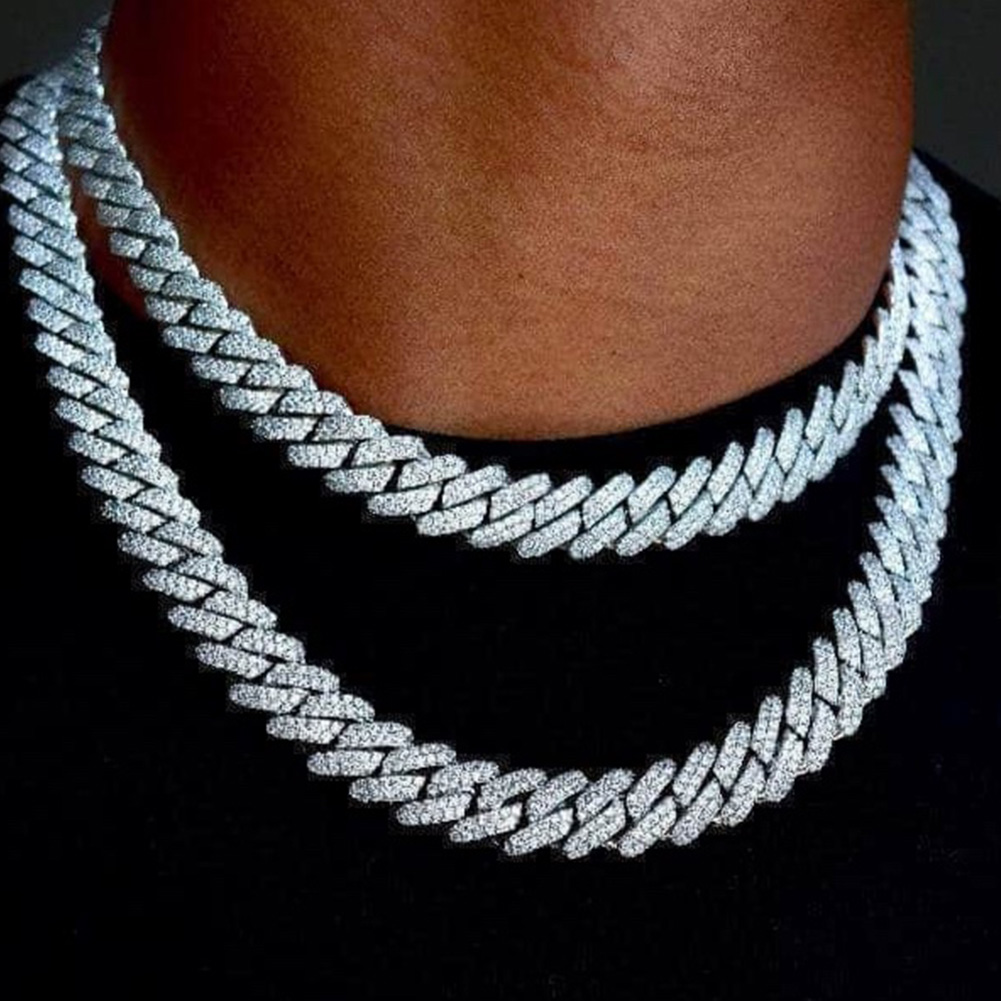 14mm Iced Out  Prong Cuban Lin - đánh giá và giá Cuban Link Chain 12Mm