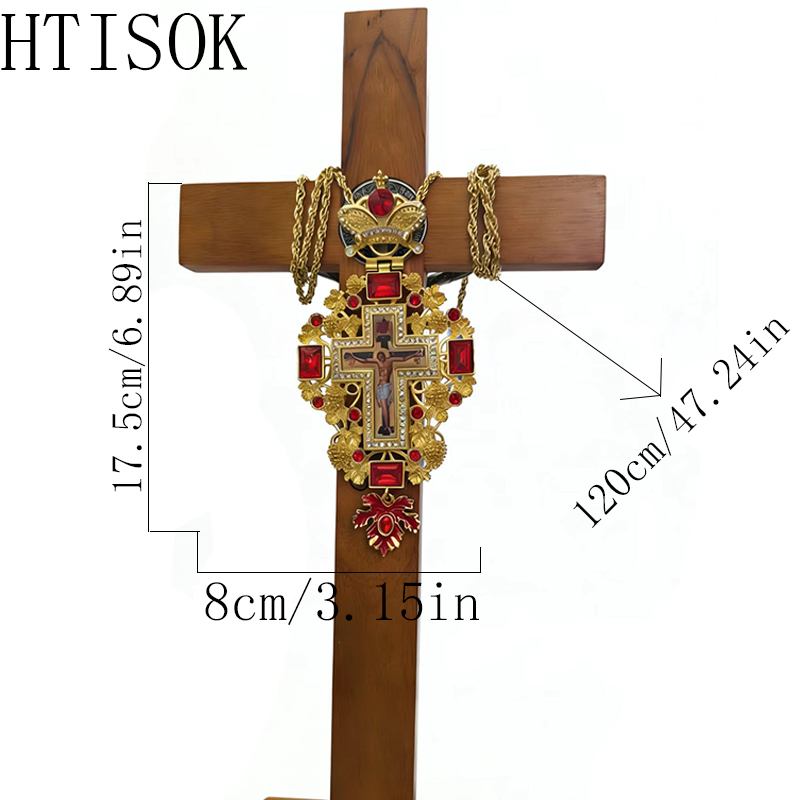 New Premium Red Jewel Gold Ort - đánh giá và giá Cross Pendant Necklace Gold