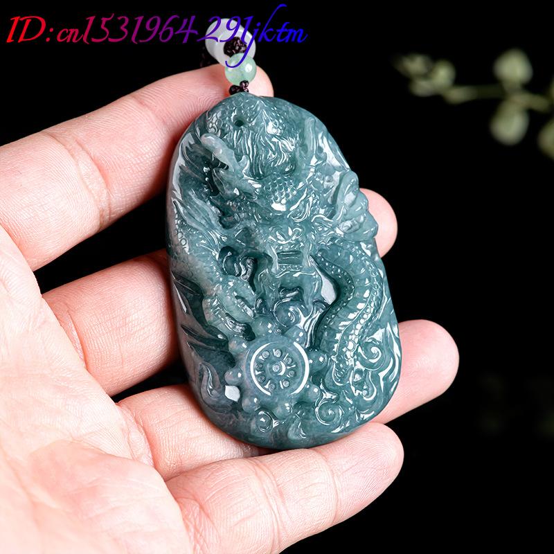 Burmese Jadeite Dragon Pendant - đánh giá và giá Necklaces