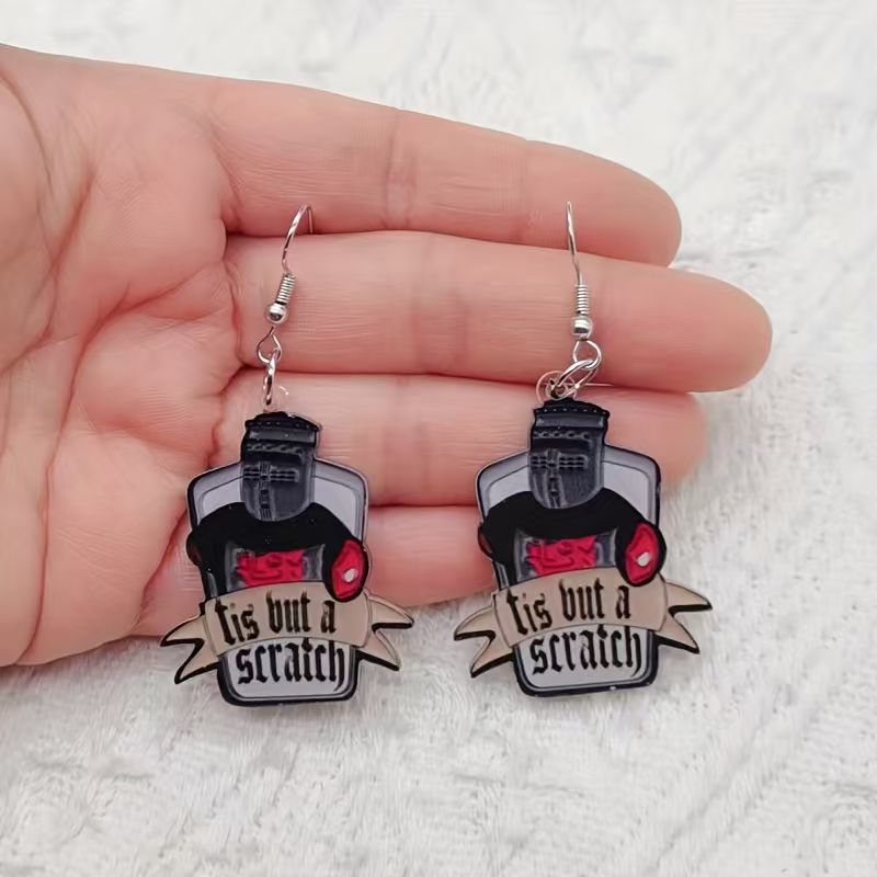 10PCS acrylic black and white  - đánh giá và giá Earrings