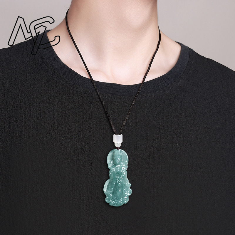 Natural Real Emerald Blue Wate - đánh giá và giá Necklaces