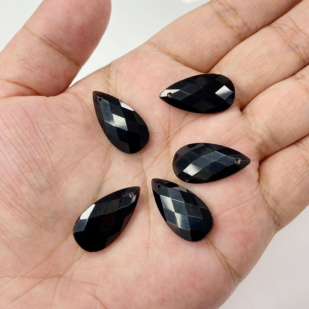2pcs 13*25mm Long Water Drop S - đánh giá và giá Crystal Pendant Necklace Natural Stone