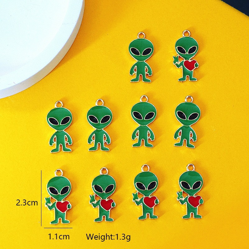 10pcs Simple Alien Alloy Drip  - đánh giá và giá Earrings
