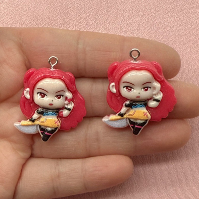 10pcs resin cartoon pendant, D - đánh giá và giá Earrings