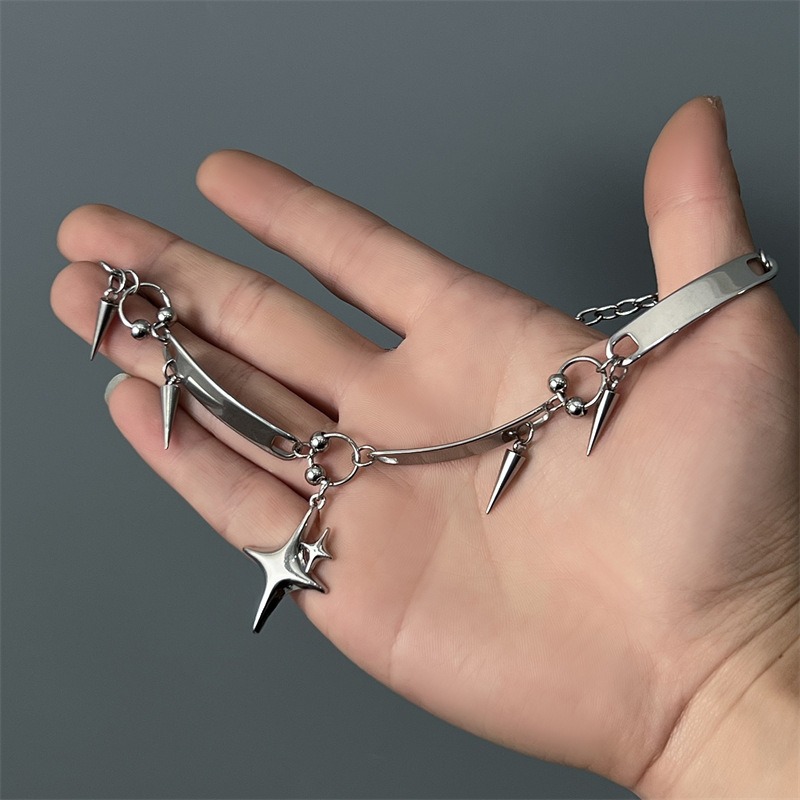 Hiphop Stainless Steel Punk St - đánh giá và giá Goth Punk Spike Choker