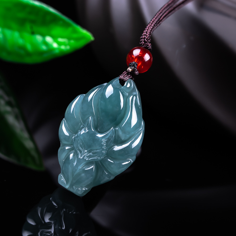 Natural Burmese Jadeite Fox Pe - đánh giá và giá Necklaces