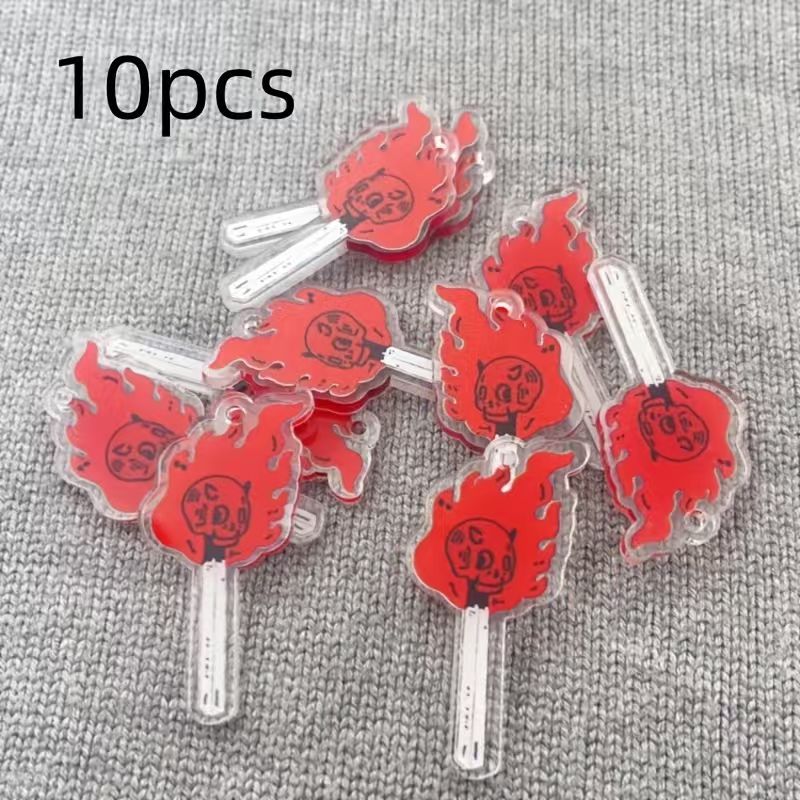 10pcs acrylic skull pendant, D - đánh giá và giá Earrings