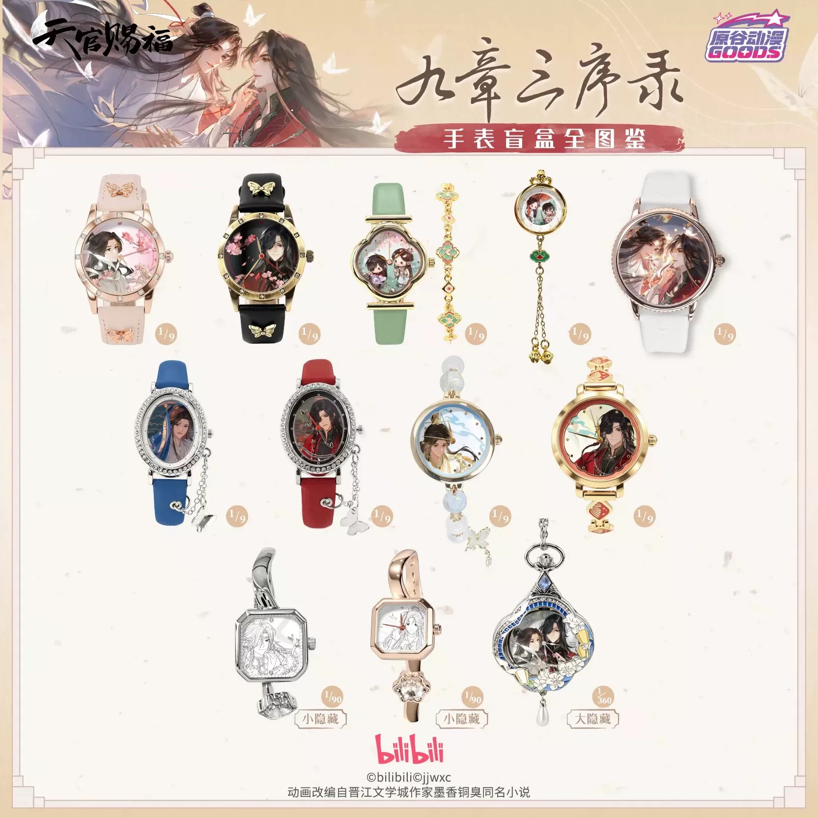 TGCF Tian Guan Ci Fu Hua Cheng - đánh giá và giá Anime Pendant Necklace