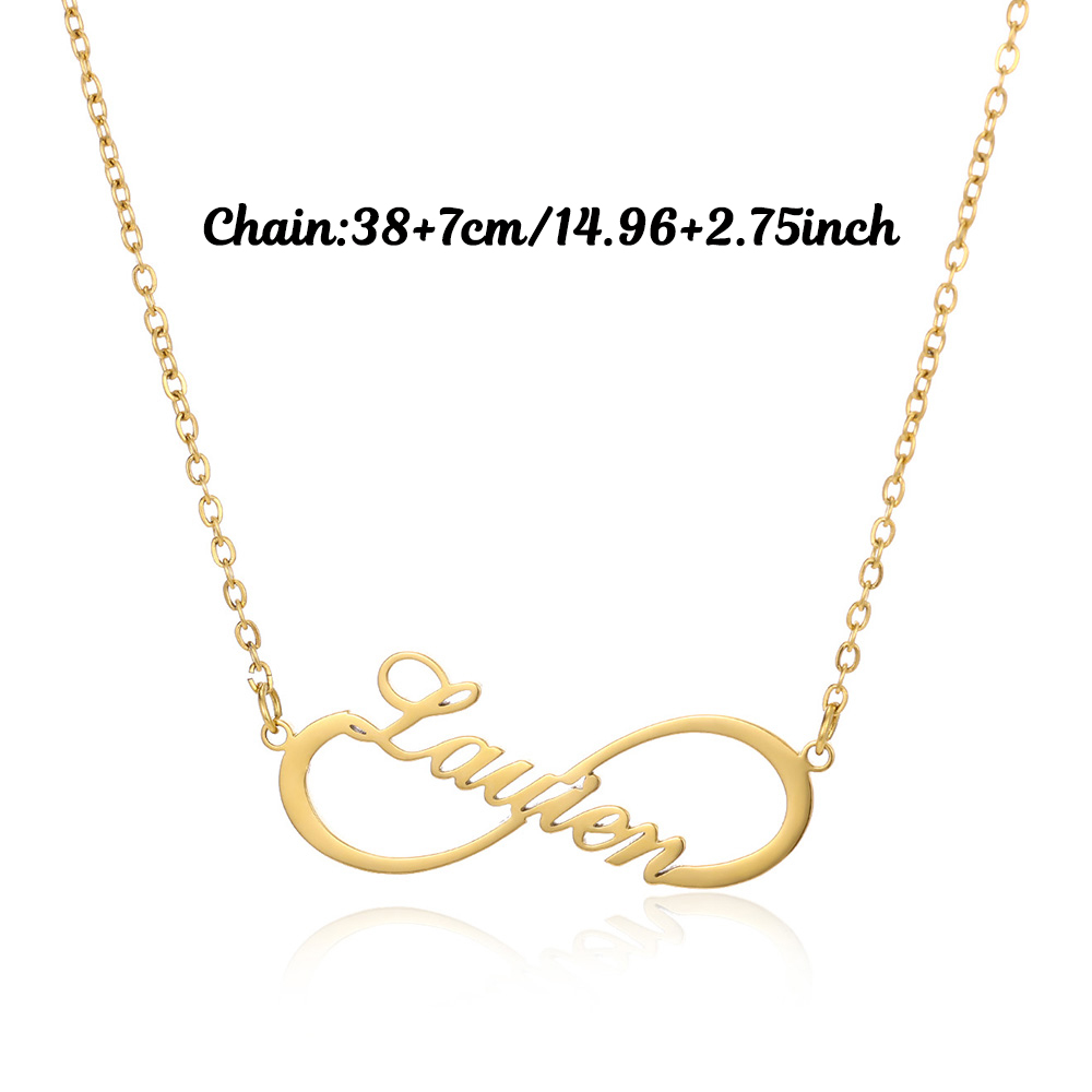 Custom Name Infinity Necklaces - đánh giá và giá Custom Name Necklace Stainless Steel