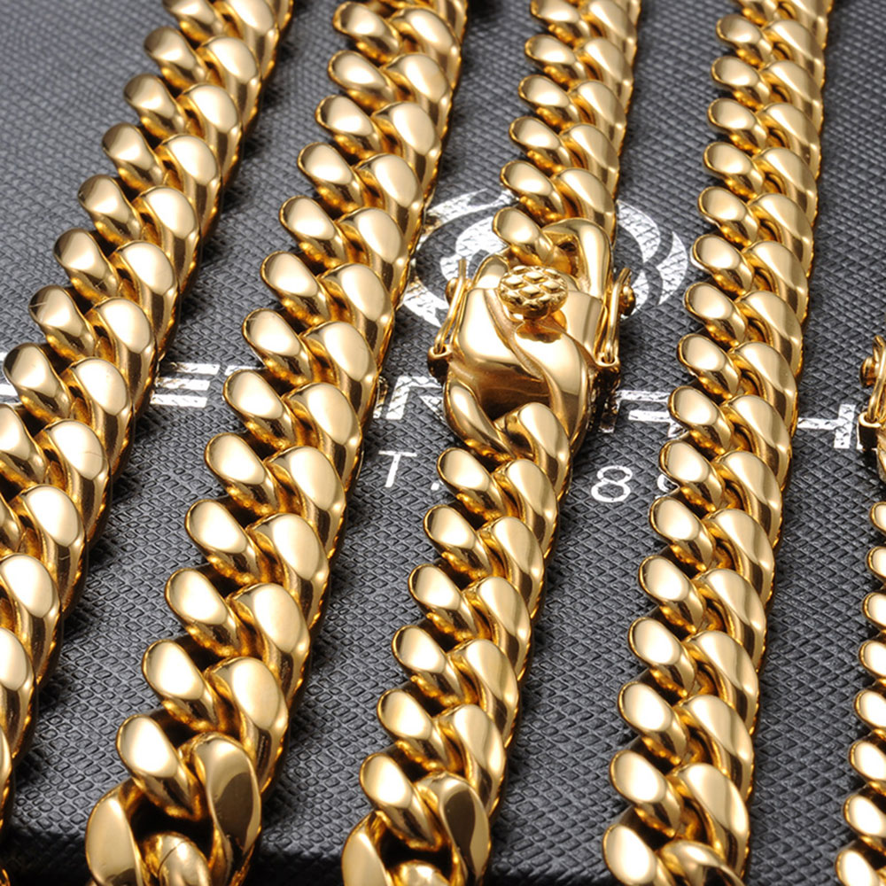 6Mm/8Mm/10Mm/12Mm Hip-Hop Cao  - đánh giá và giá Cuban Link Chain 12Mm