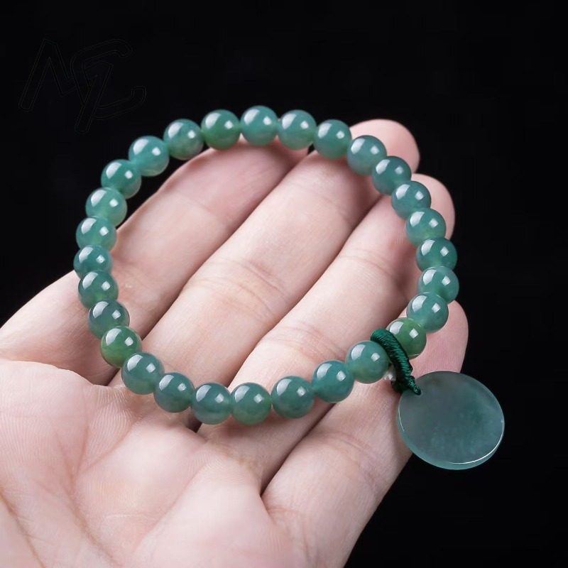 Natural Jadeite Blue Water Not - đánh giá và giá Bracelets