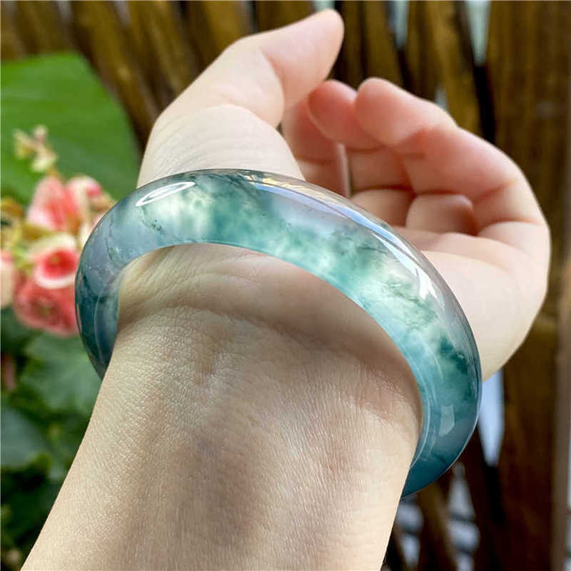 Ice-type jadeite with flower p - đánh giá và giá Bracelets