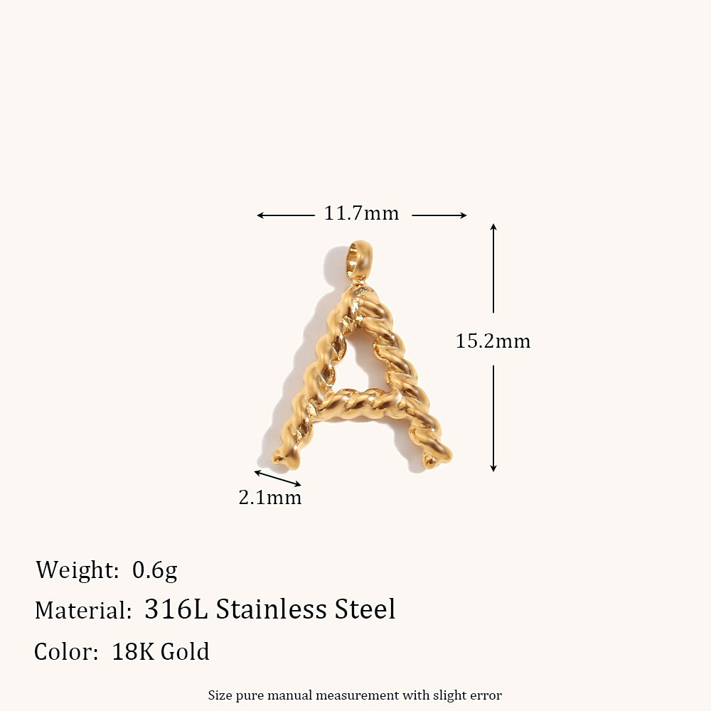 Personalized 3d Letter Necklac - đánh giá và giá Initial Letter Necklace 18K Gold