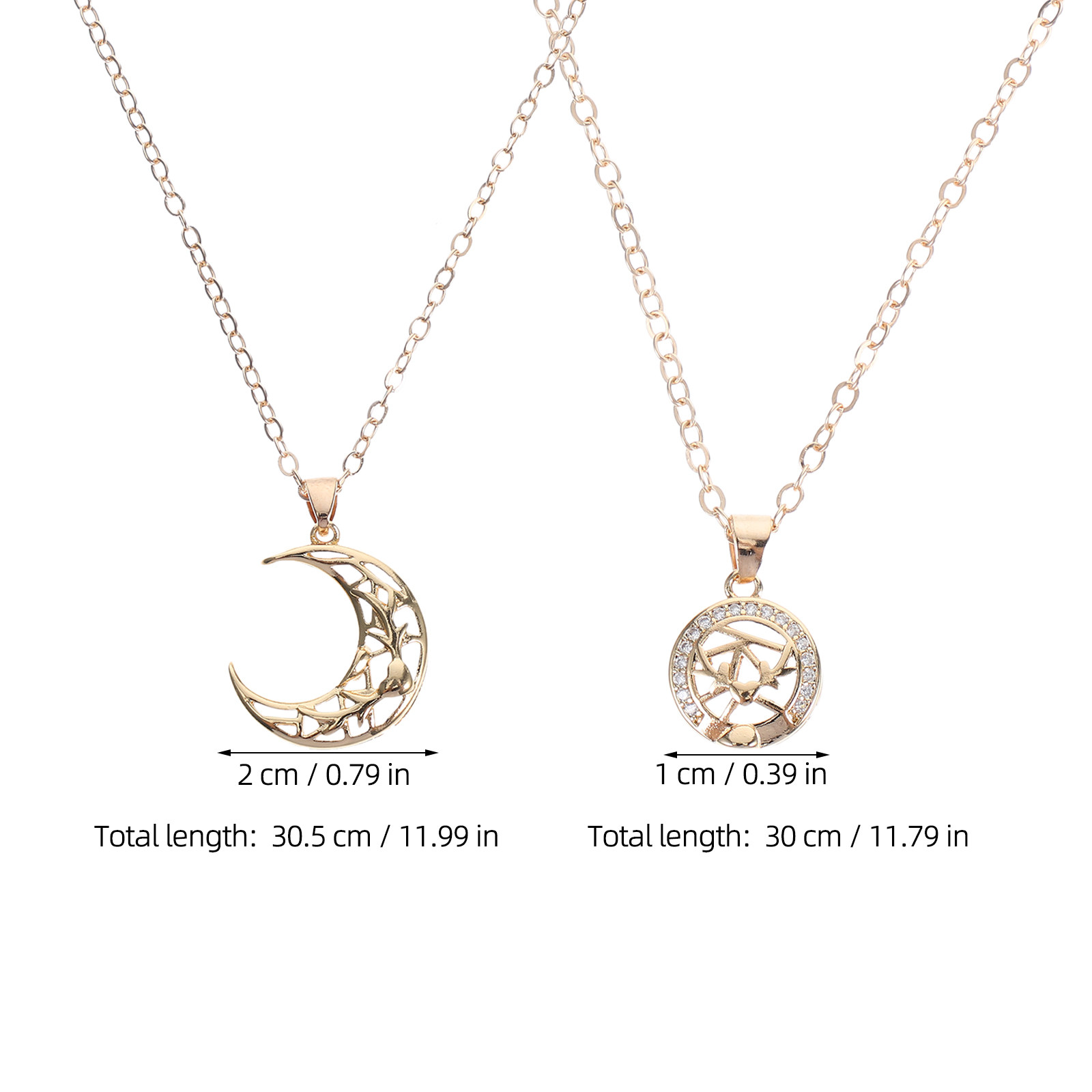 1Pair Sun and Moon Necklace Se - đánh giá và giá Magnetic Couple Matching Necklaces