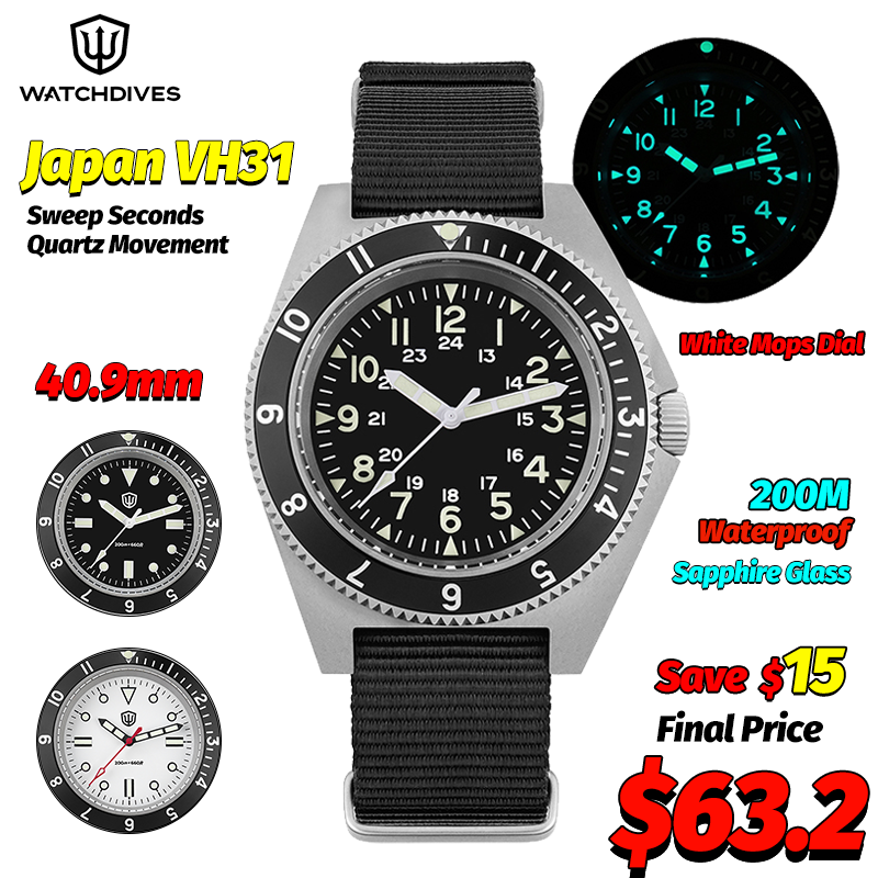 Watchdives WD1972 Quartz Watch - đánh giá và giá Watch Accessories