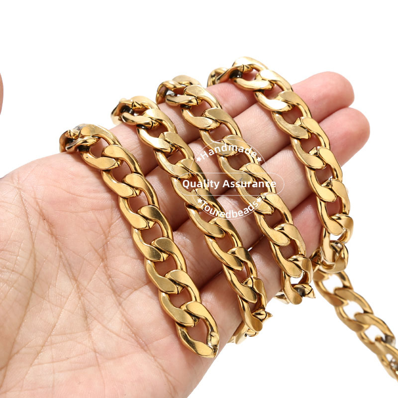 1M Màu Vàng 12Mm Rộng Nặng Mia - đánh giá và giá Cuban Link Chain 12Mm