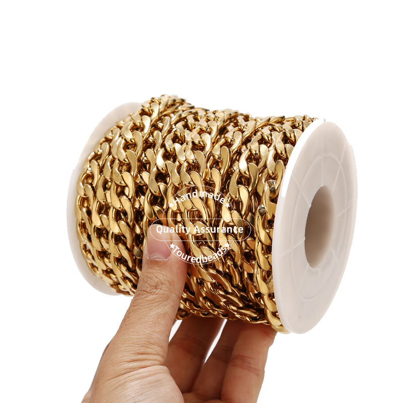 1M Màu Vàng 12Mm Rộng Nặng Mia - đánh giá và giá Cuban Link Chain 12Mm