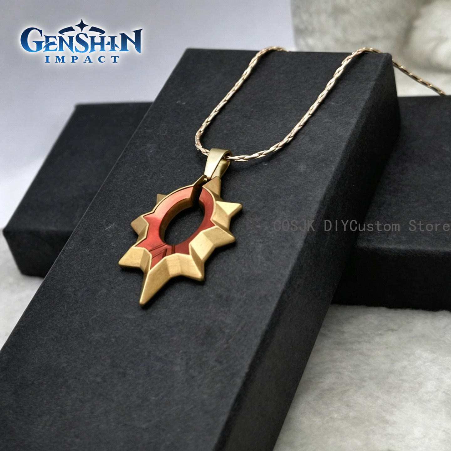 Game Genshin Impact Mavuika Ch - đánh giá và giá Anime Pendant Necklace