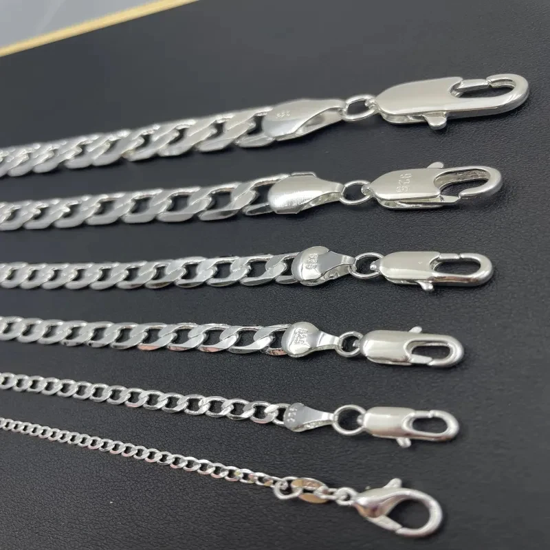Men's 925 Sterling Silver Neck - đánh giá và giá Cuban Link Chain 12Mm