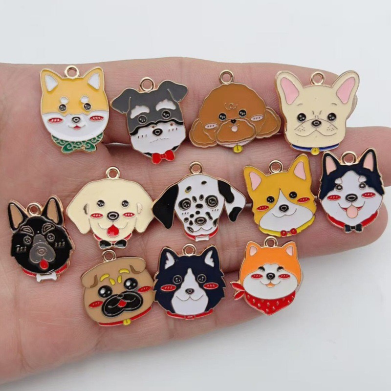 12pcs cartoon pet spotted dog  - đánh giá và giá Earrings
