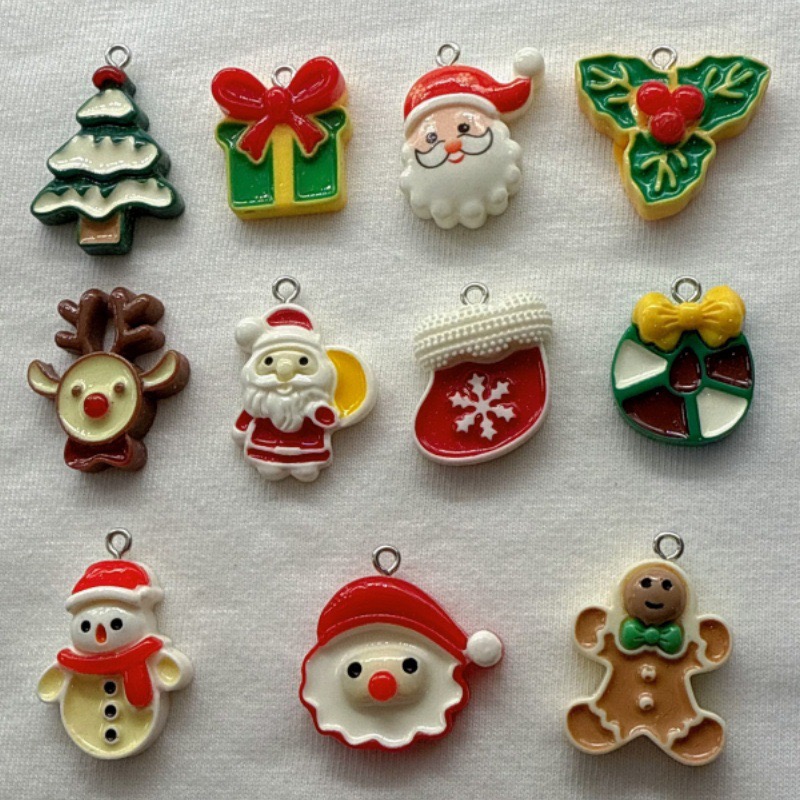 10pcs Christmas Cartoon Series - đánh giá và giá Earrings