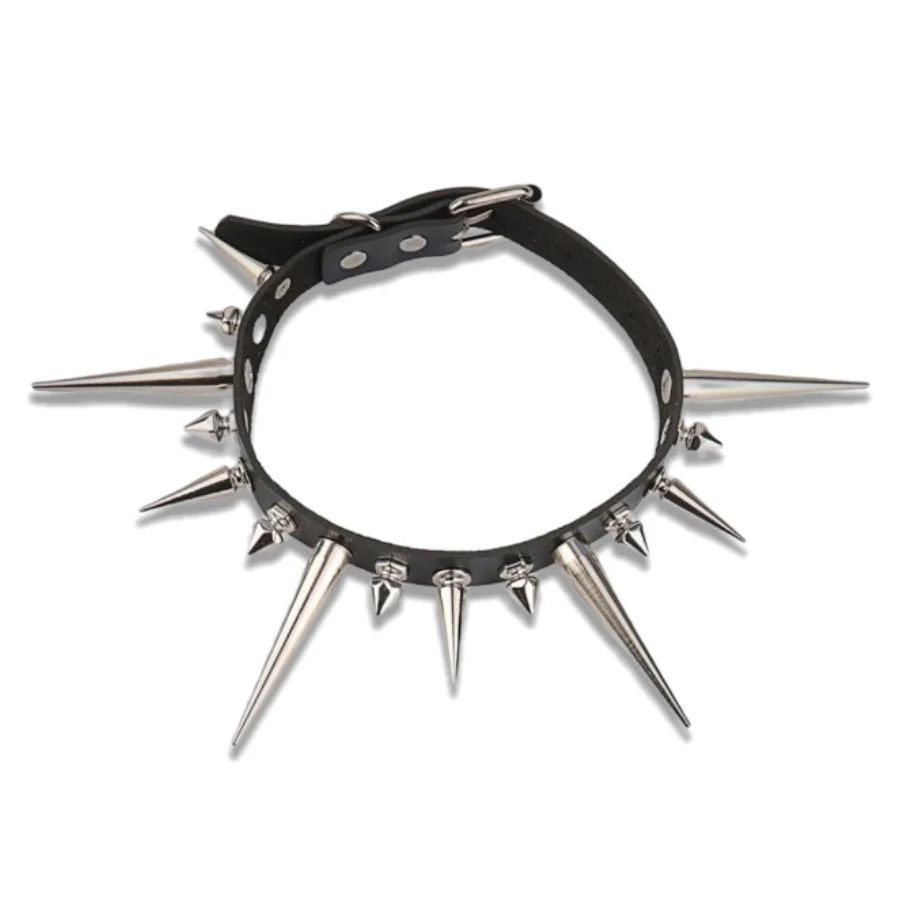 Goth Long Spike Choker Punk Fa - đánh giá và giá Goth Punk Spike Choker
