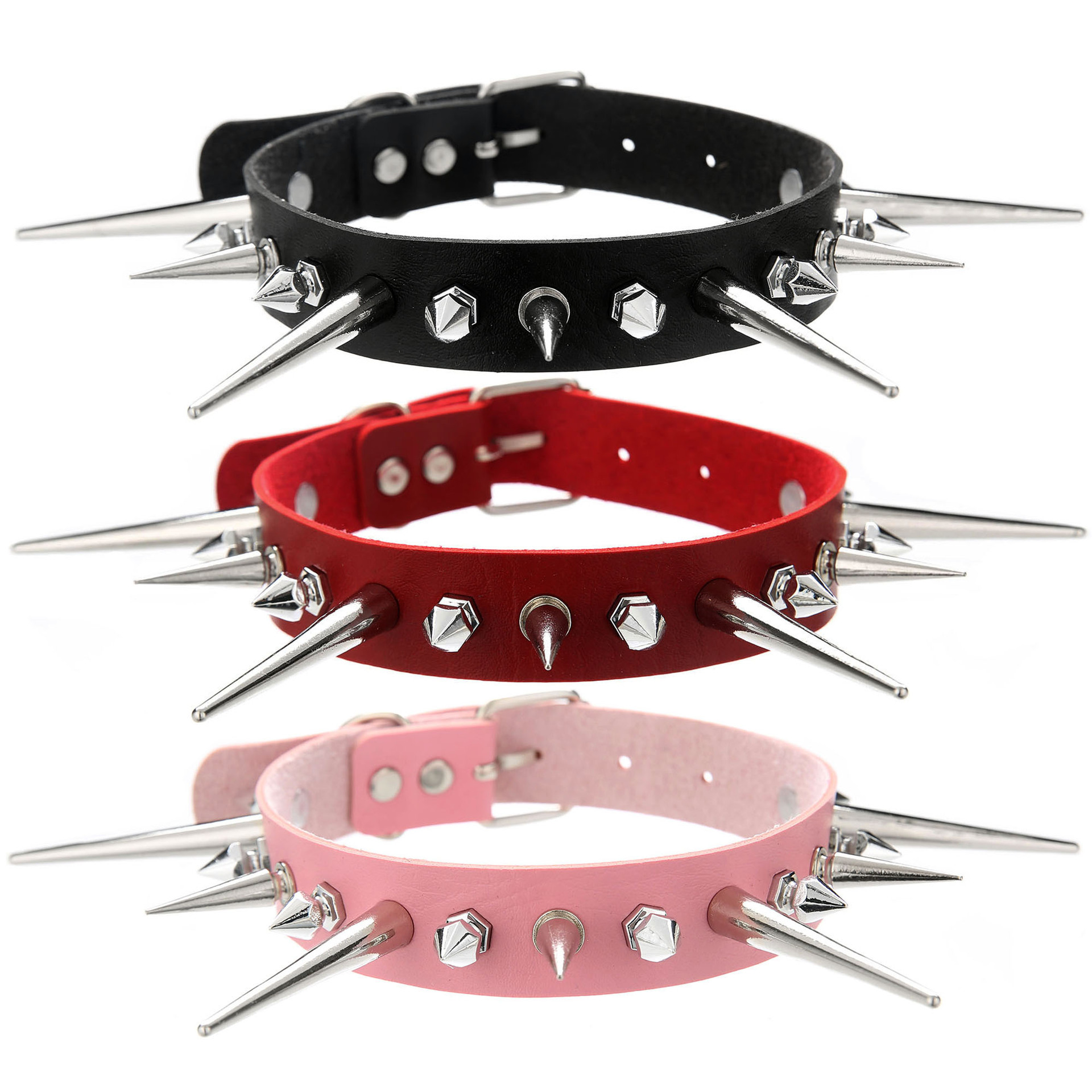Goth Long Spike Choker Punk Fa - đánh giá và giá Goth Punk Spike Choker