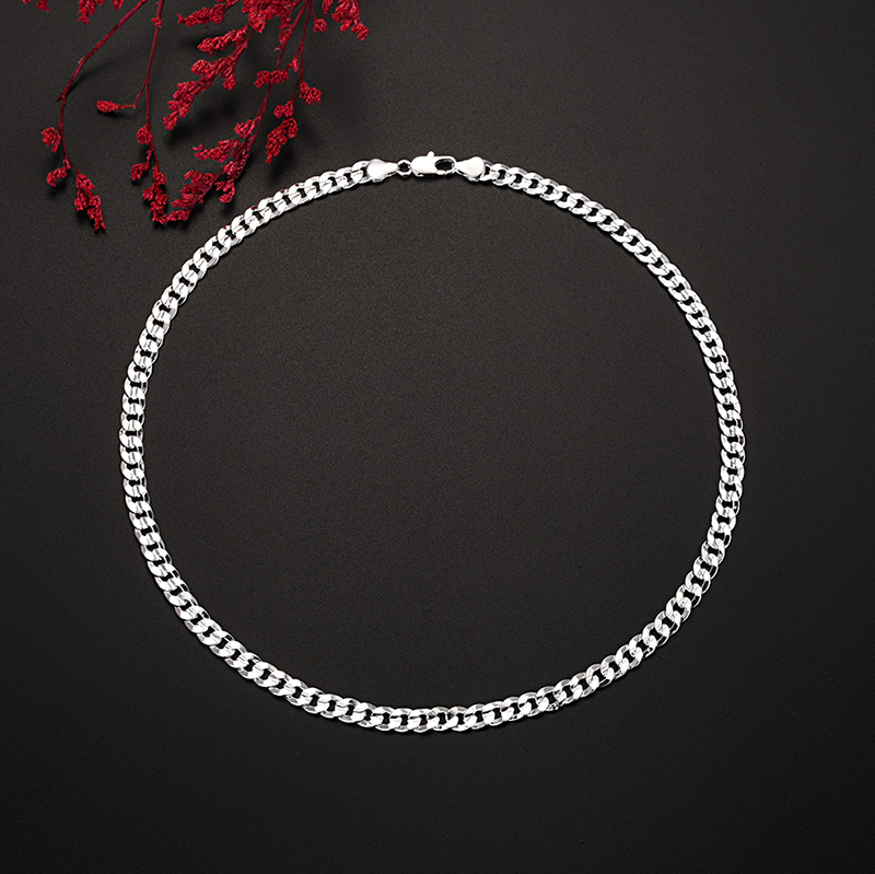Hot 925 sterling Silver charm  - đánh giá và giá Cuban Link Chain 12Mm