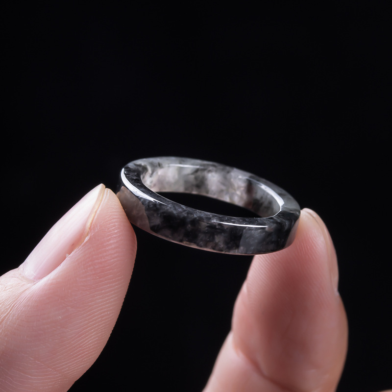 Natural A-grade Burmese , blac - đánh giá và giá Rings