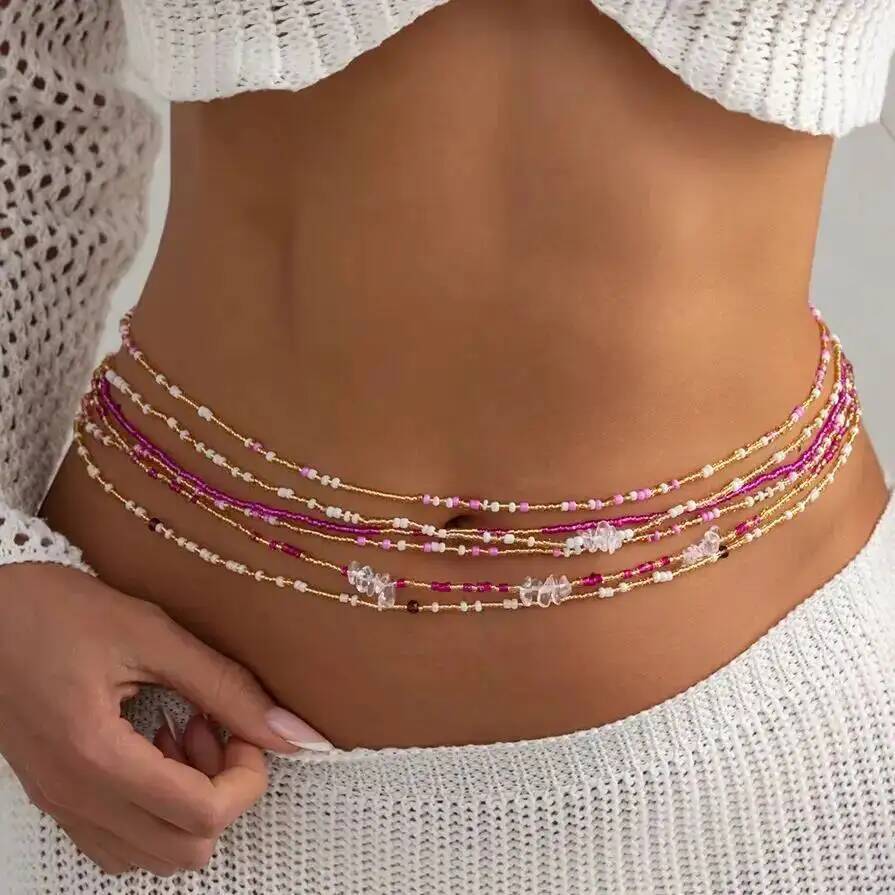 SHIXIN 6Pcs/Set Boho Colorful  - đánh giá và giá Body Jewelry